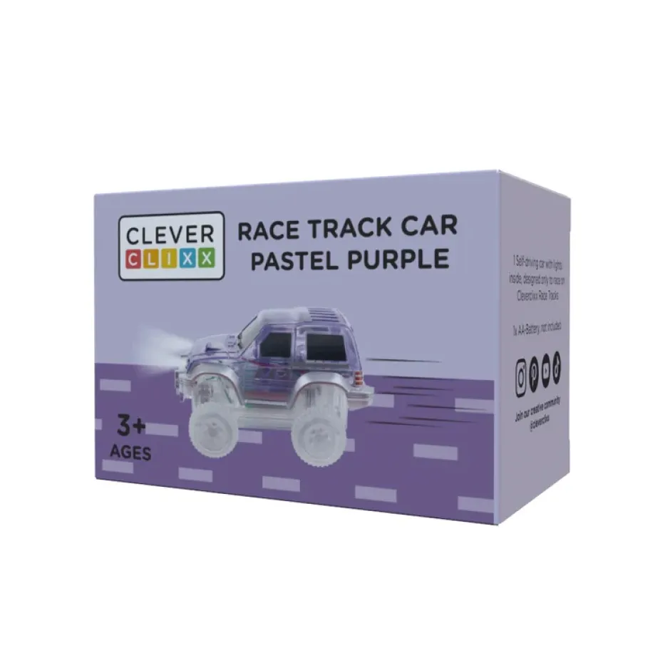 Sale Cleverclixx Raceauto, Pastel Paars