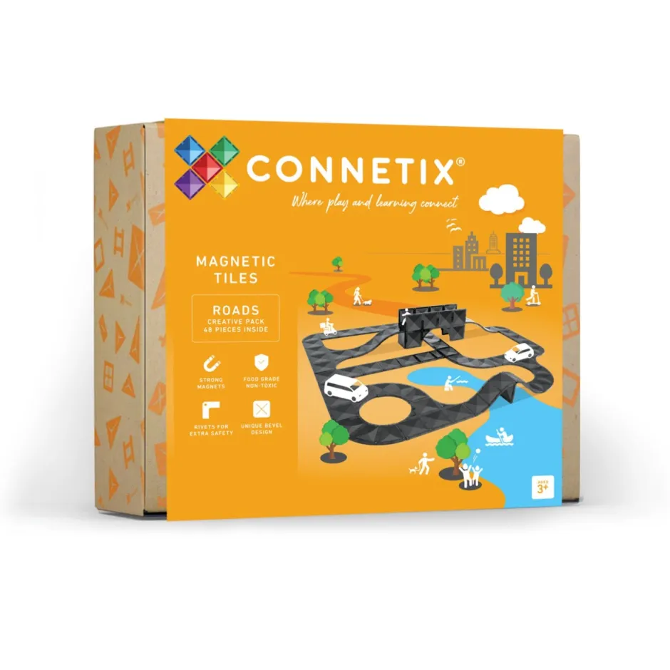 Discount Connetix Creative Roads Pack, 48 Delig