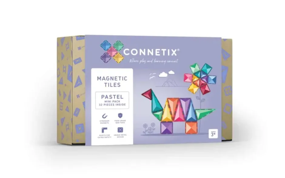 Cheap Connetix Pastel Mini Pack, 32 Stuks