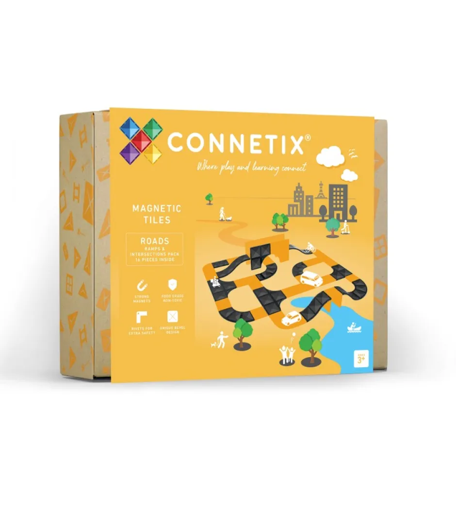 Flash Sale Connetix Ramps & Intersections Pack, 16 Delig