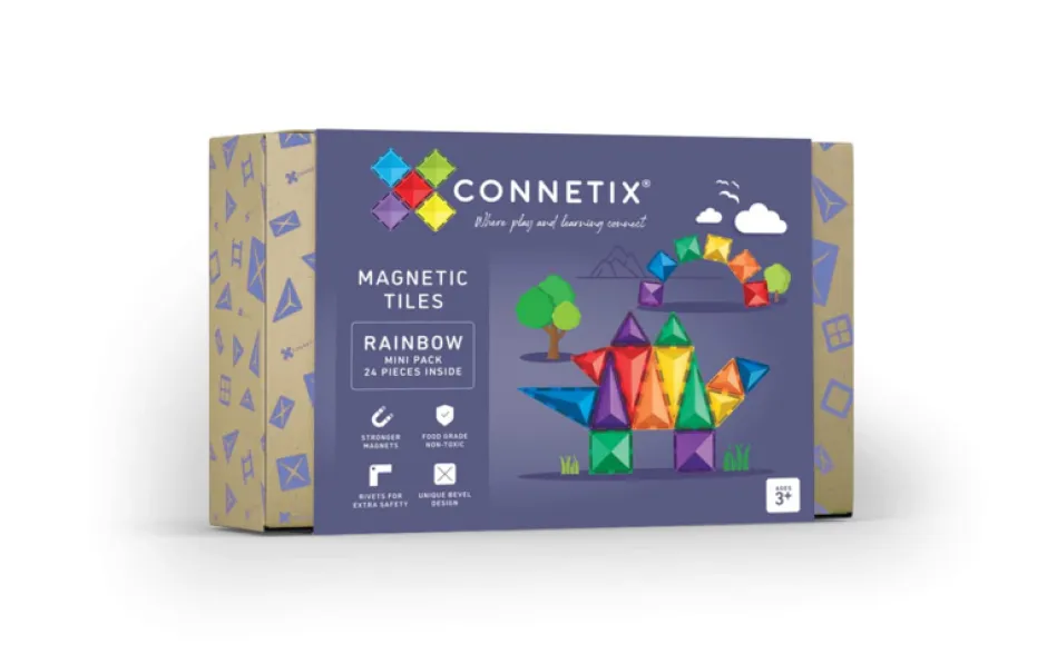 Flash Sale Connetix Regenboog Mini Pack, 24 Stuks