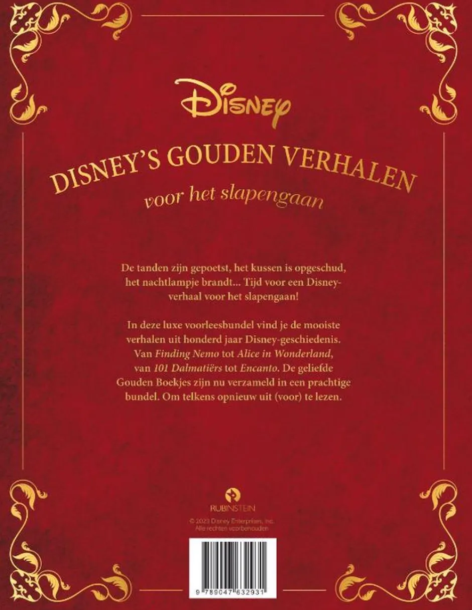 Discount Rubinstein Publishing Bv Disney's Gouden Verhalen Voor Het Slapengaan