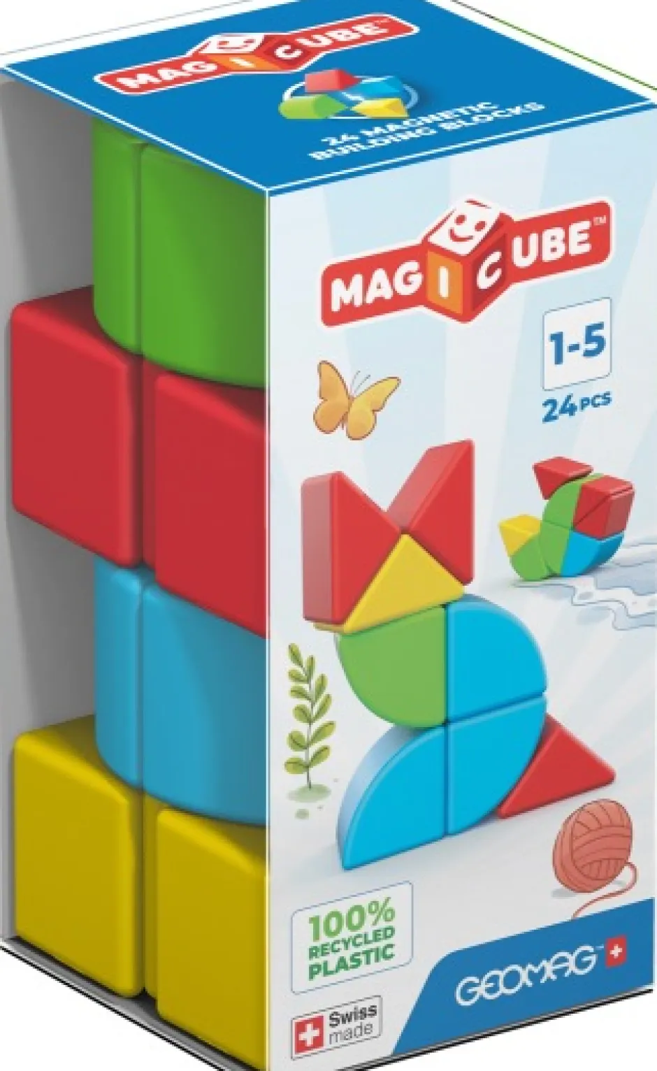 Clearance Geomag Magnetische Bouwblokken, 24 Stuks