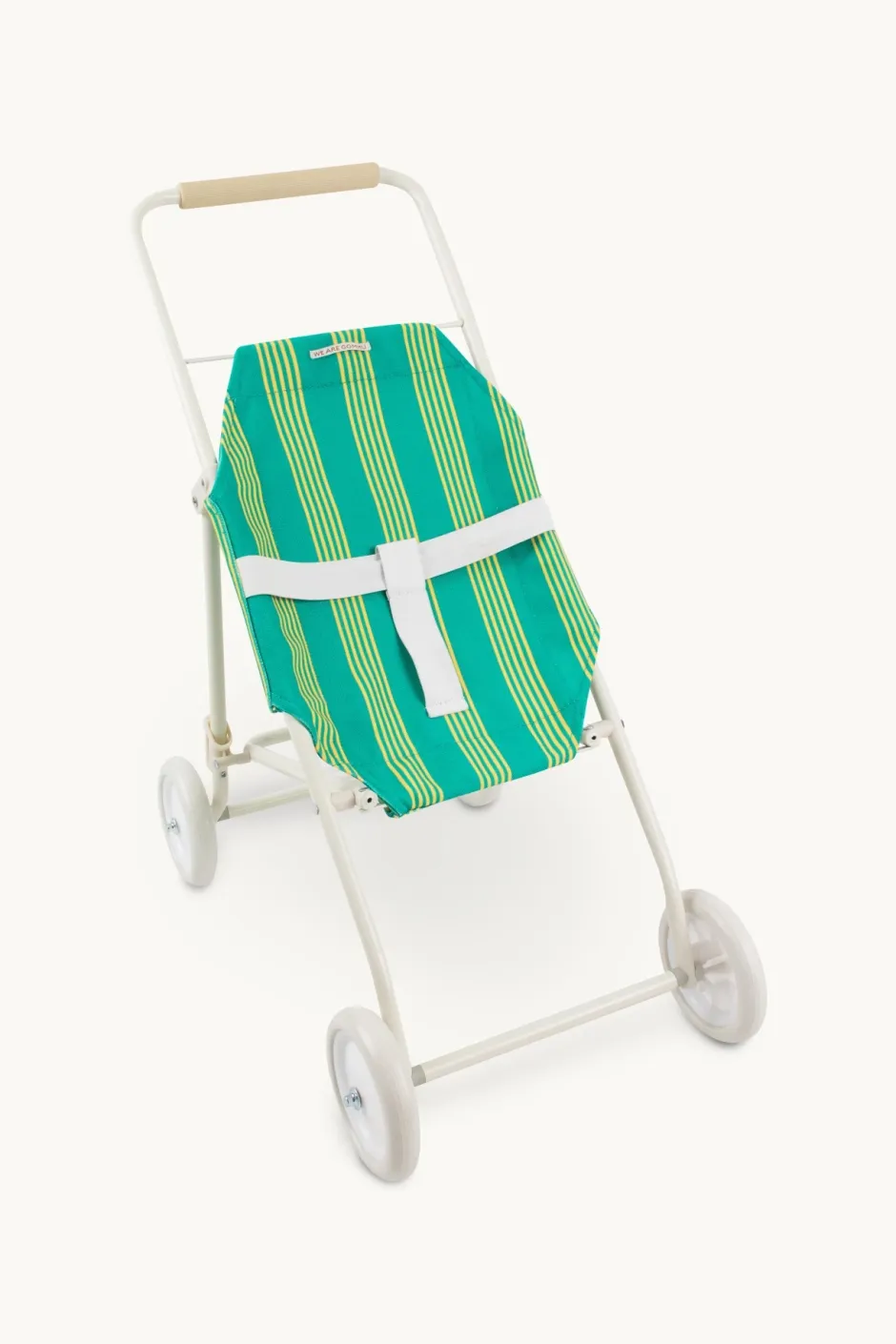 Shop We are GOMMU Gommu Poppenwagen, Groen Gestreept