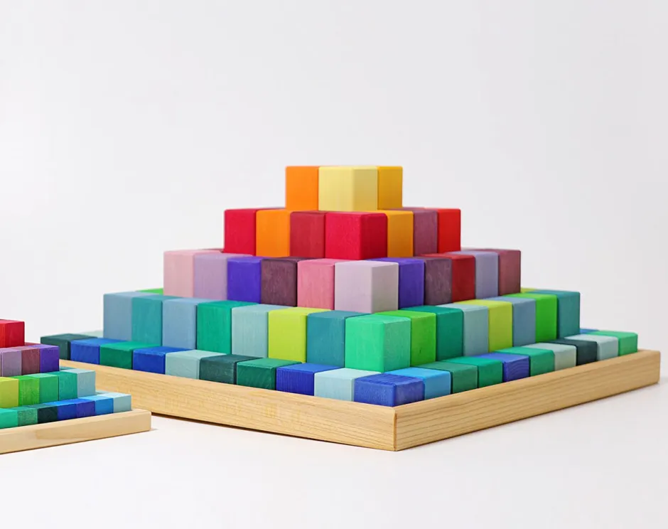 Shop Grimm's Blokken Piramide, 100 Stuks Groot