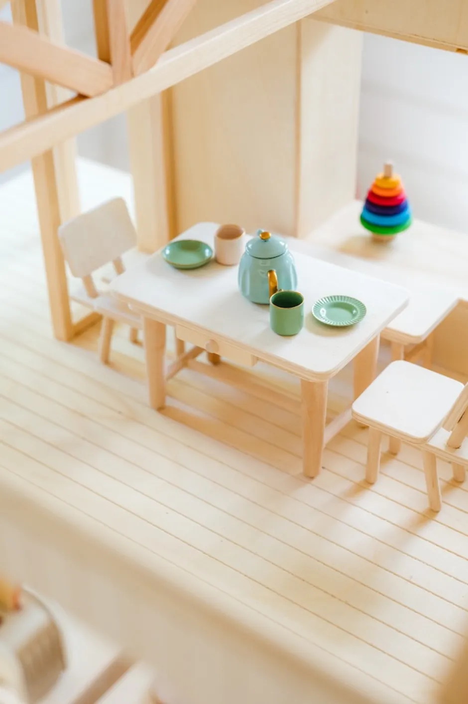 Fashion Het Houten Huis - Eettafel Met 2 Stoelen