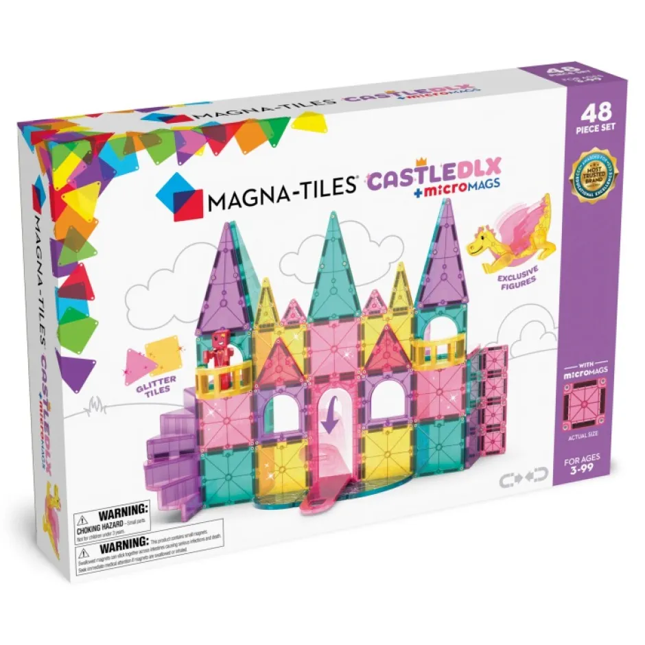 Outlet MAGNA TILES Castle DLX, 48 Stuks