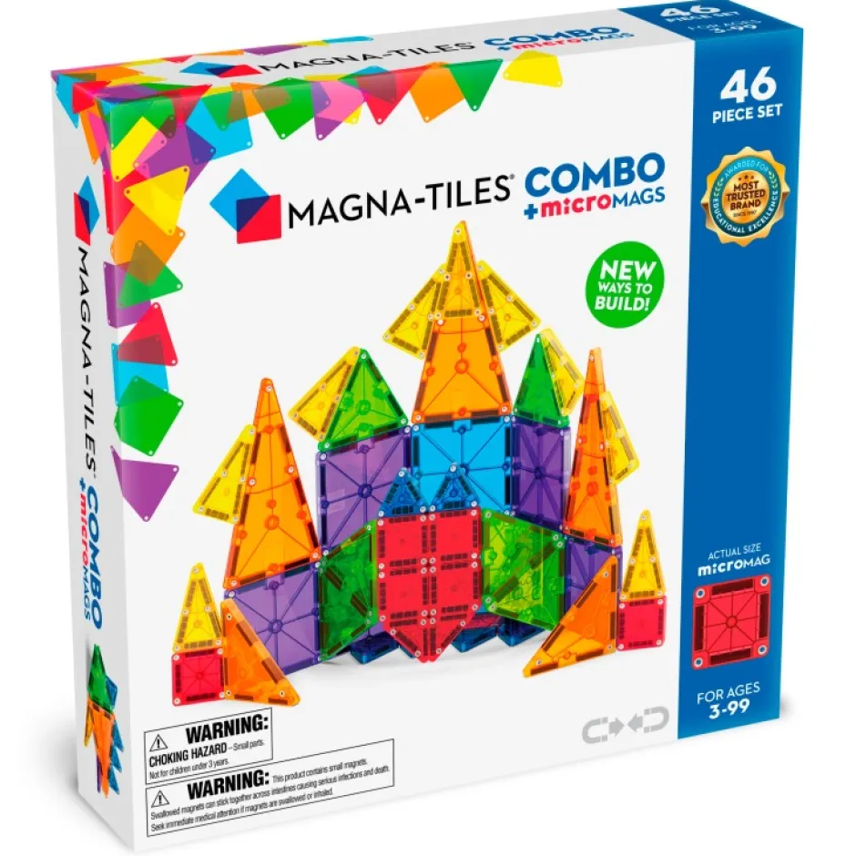 Hot MAGNA TILES Combo Set, 46 Stuks