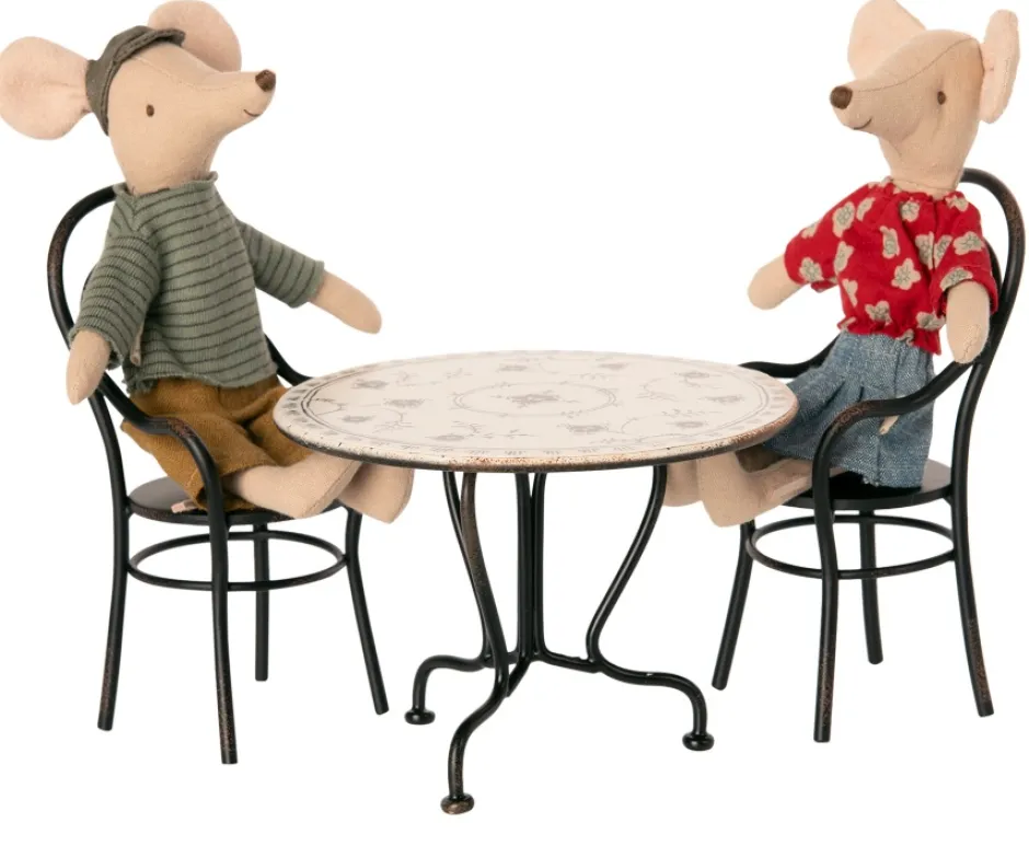 Hot Maileg Eettafel Met Twee Stoelen