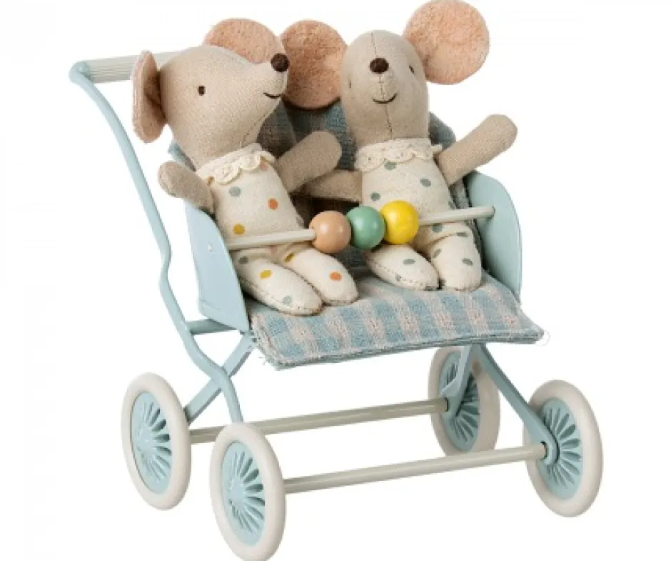 Best Maileg Kinderwagen, Mint (size Muis)