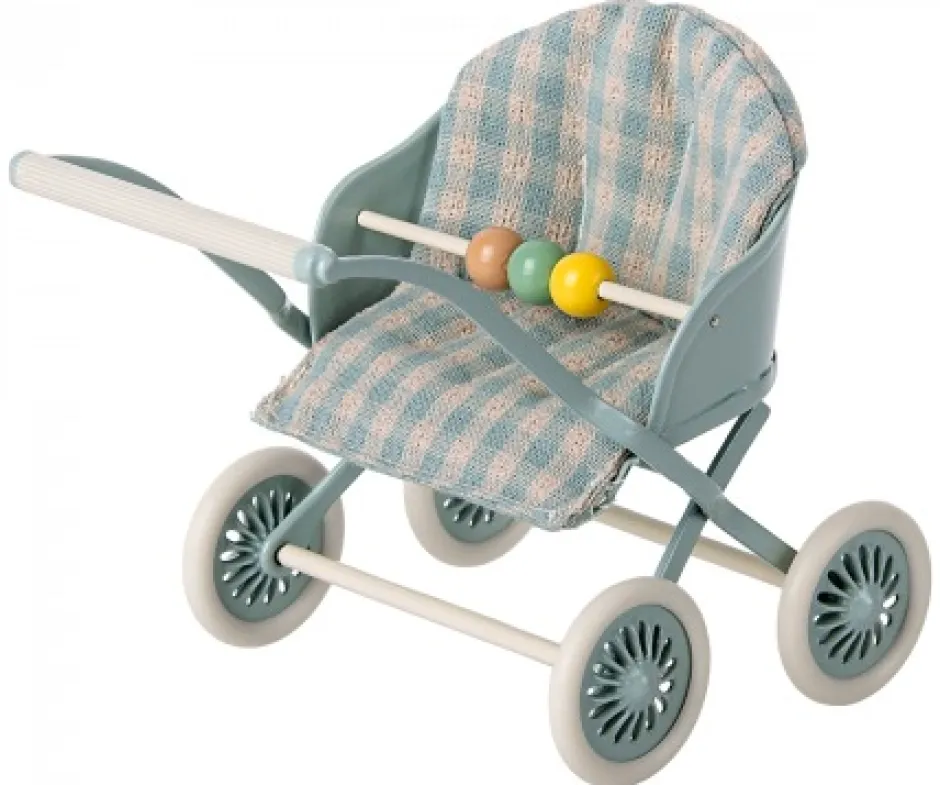 Best Maileg Kinderwagen, Mint (size Muis)