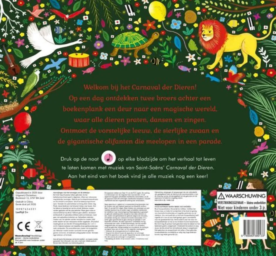 Flash Sale Uitgeverij Christofoor Muziekboek Carnaval Der Dieren, Jessica Courtney-Tickle