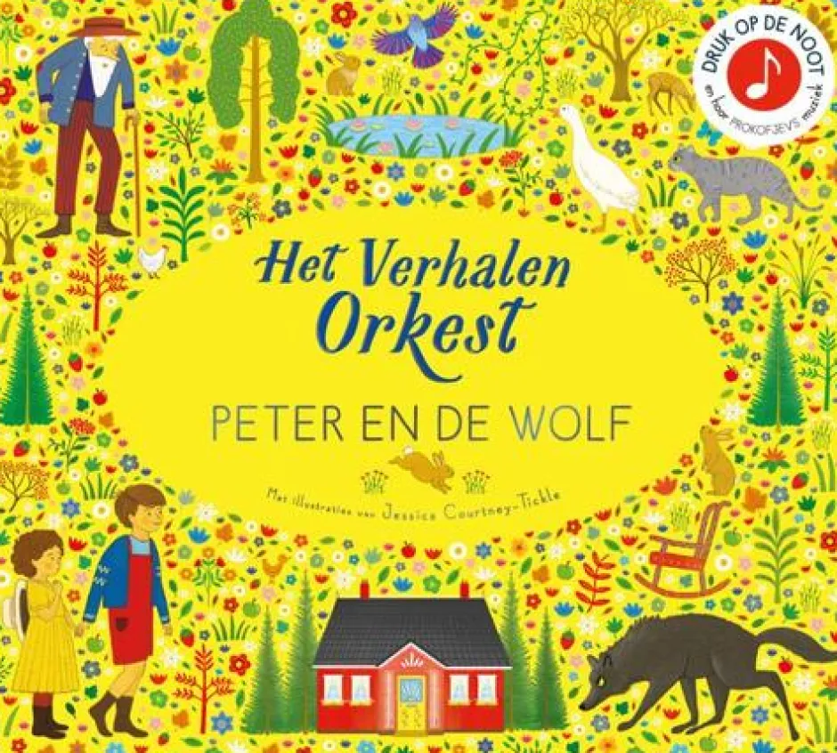 Sale Uitgeverij Christofoor Muziekboek Peter En De Wolf - Jessica Courtney Tickle