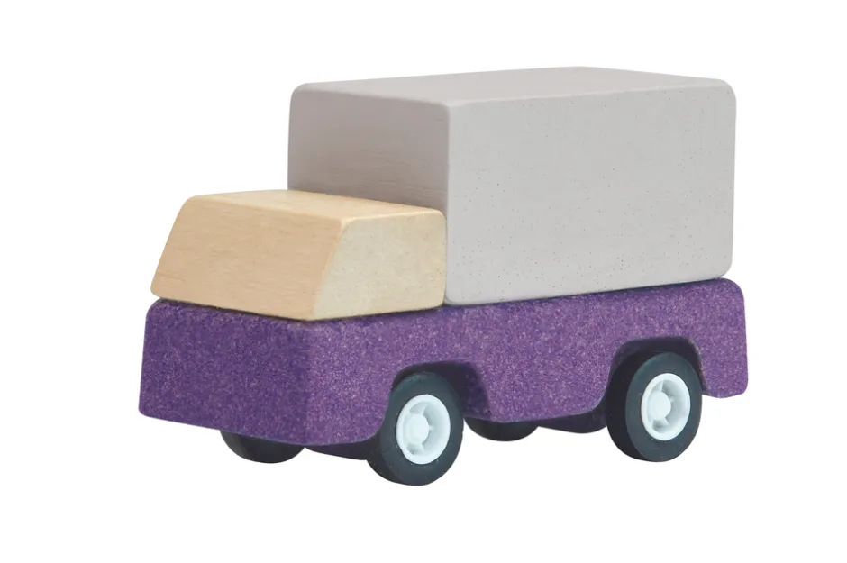 Outlet PlanToys Plan Toys Paarse Bestelwagen