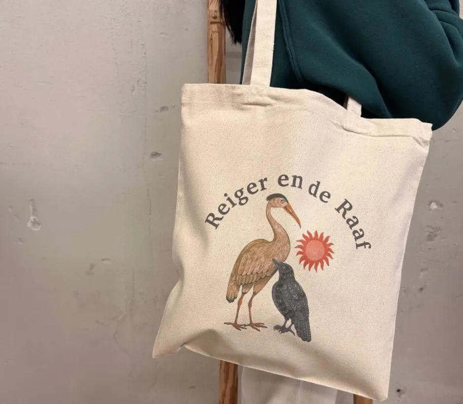 New Reiger en de Raaf Canvas Tas