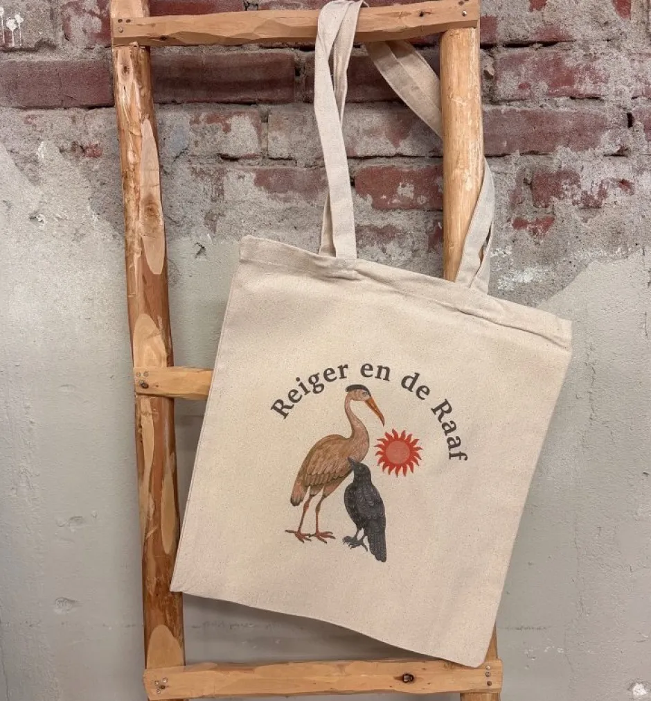 New Reiger en de Raaf Canvas Tas