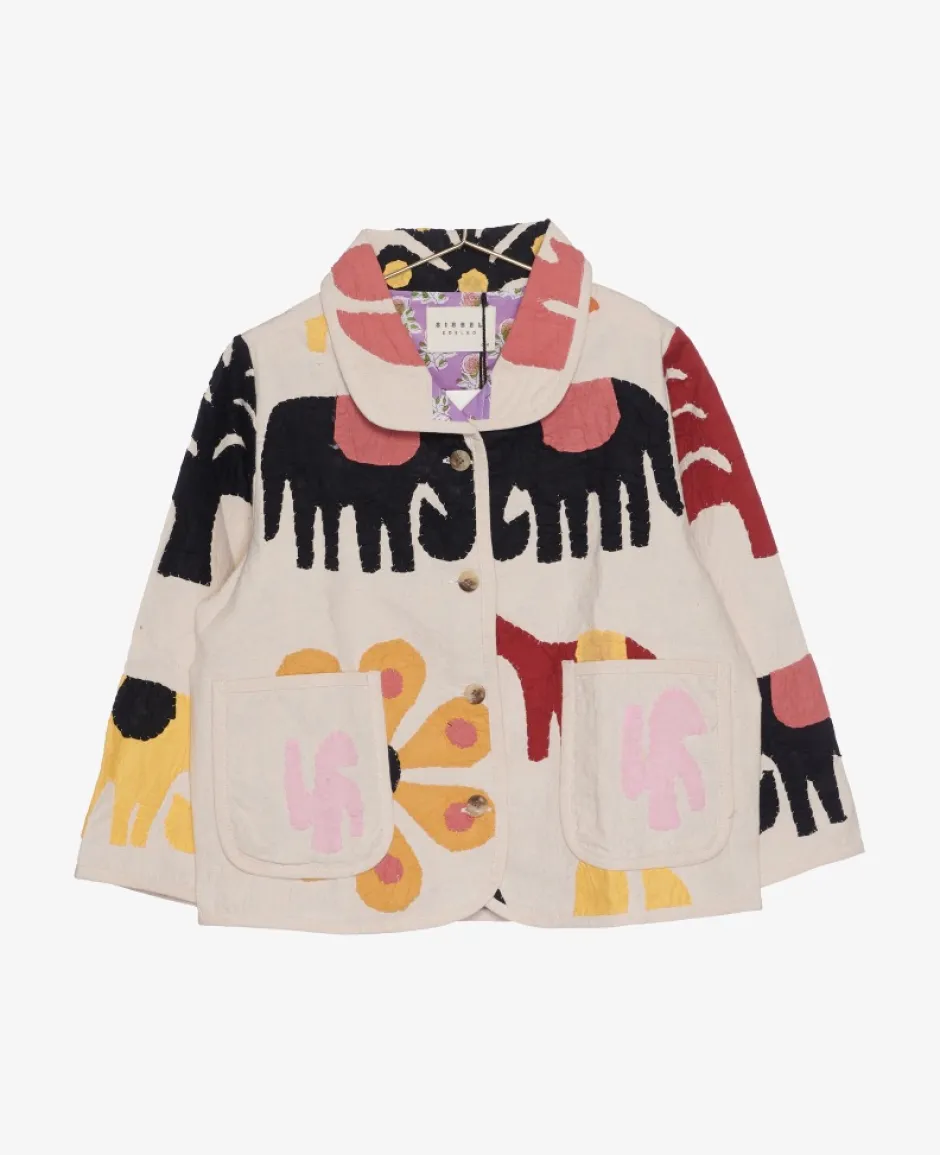 New Sissel Edelbo Mini - Vilde Elephant Jacket, Floral Delight