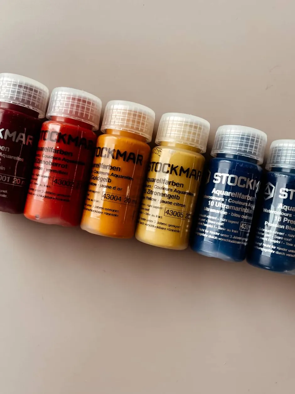 New Stockmar Aquarelverf, 6 Kleuren